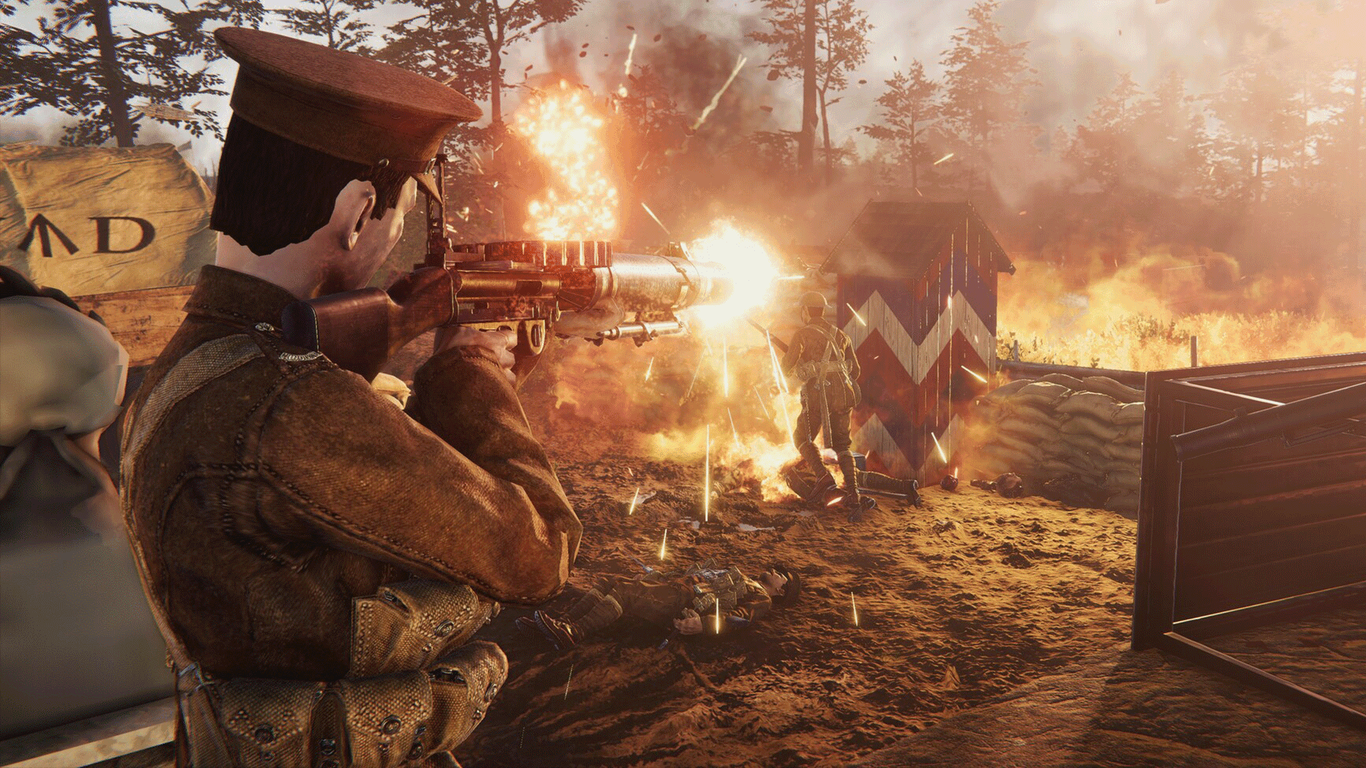 Over the Top: WW1 server hosting hero background