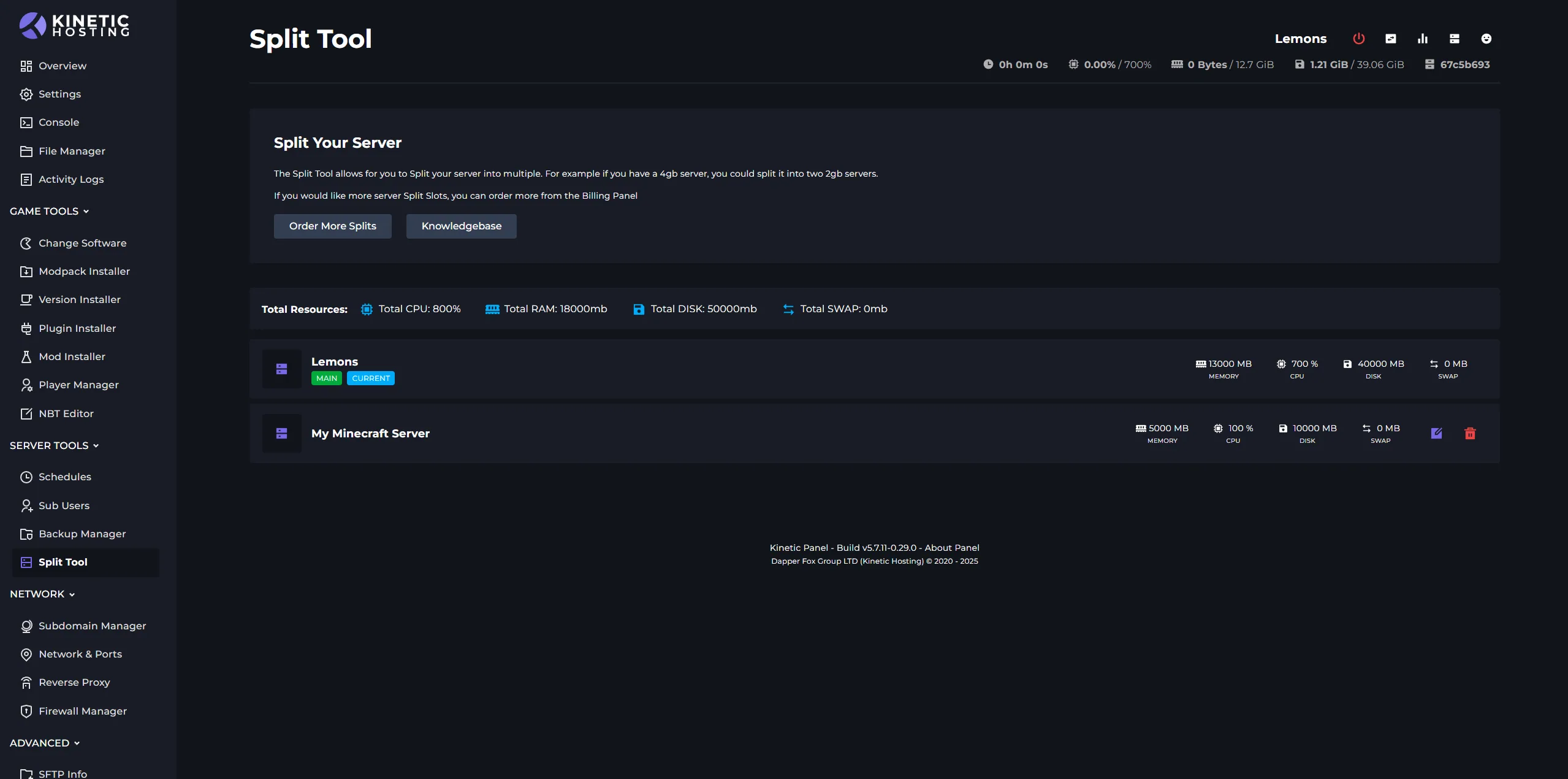Split Tool Placeholder